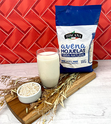 Leche de avena casera