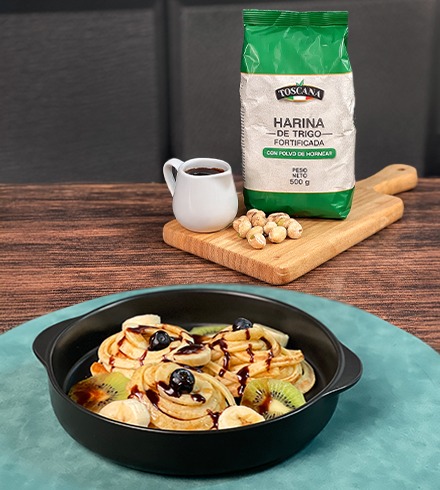 No es pasta, son pancakes